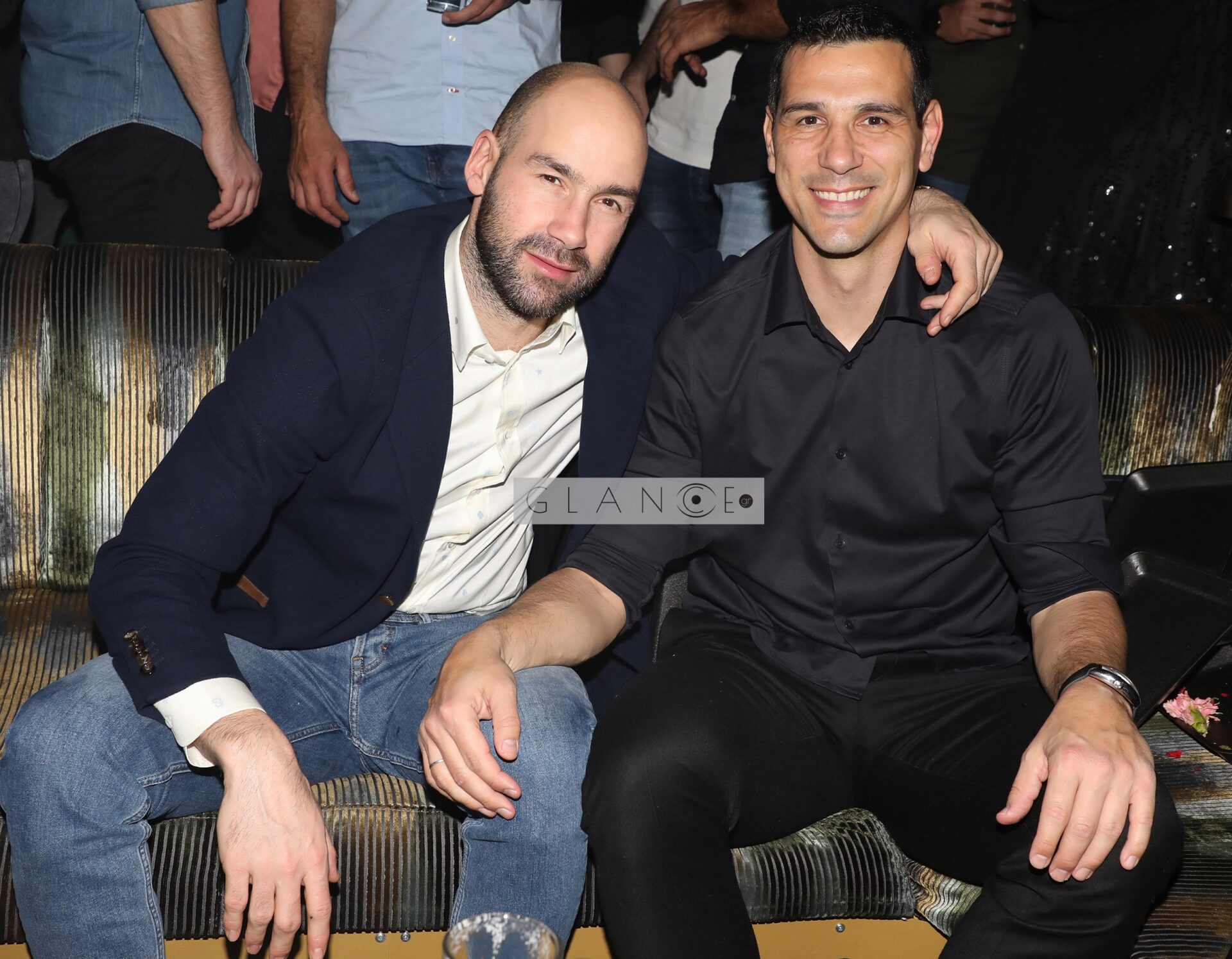 Ολυμπία Χοψονίδου και Βασίλης Σπανούλης νυχτερινή έξοδος