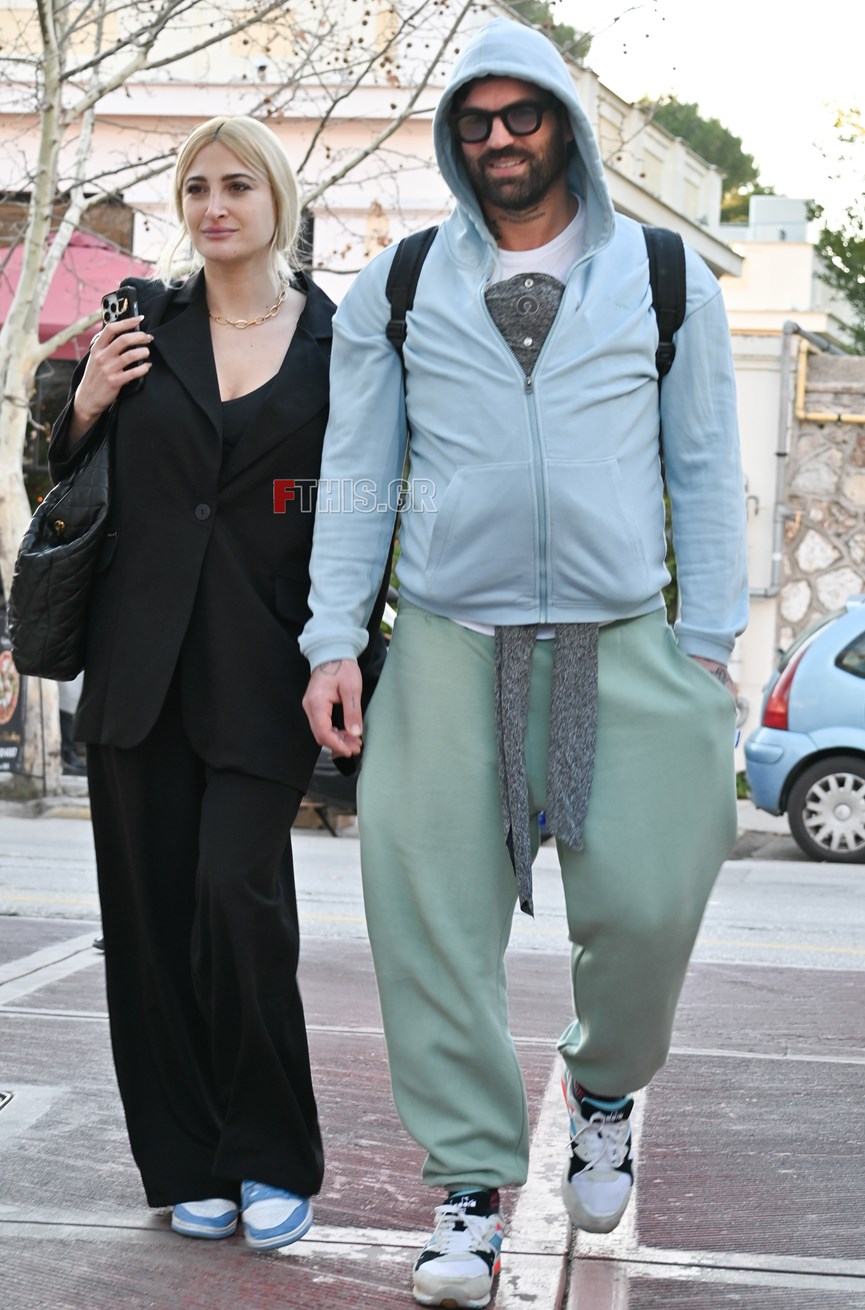 Ιωάννα Τούνη και Δημήτρης Αλεξάνδρου βόλτα