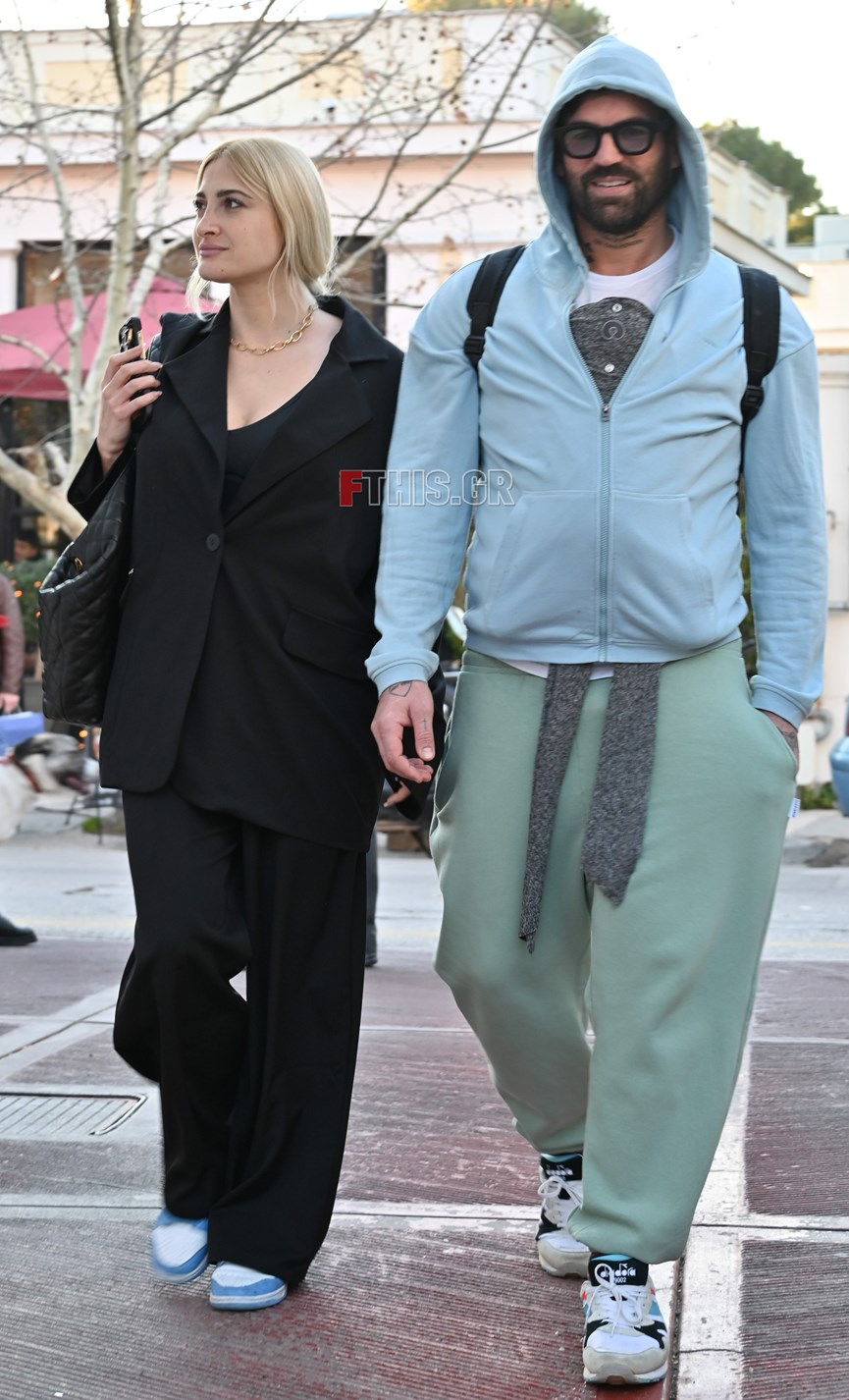 Ιωάννα Τούνη και Δημήτρης Αλεξάνδρου βόλτα 