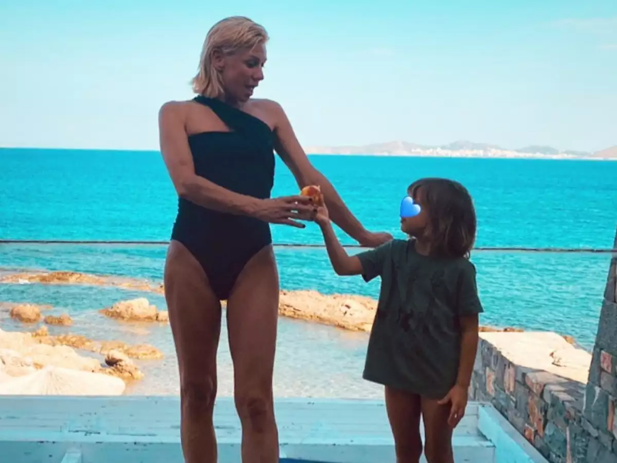 Η Κατερίνα Καραβάτου χωρίς μακιγιάζ 