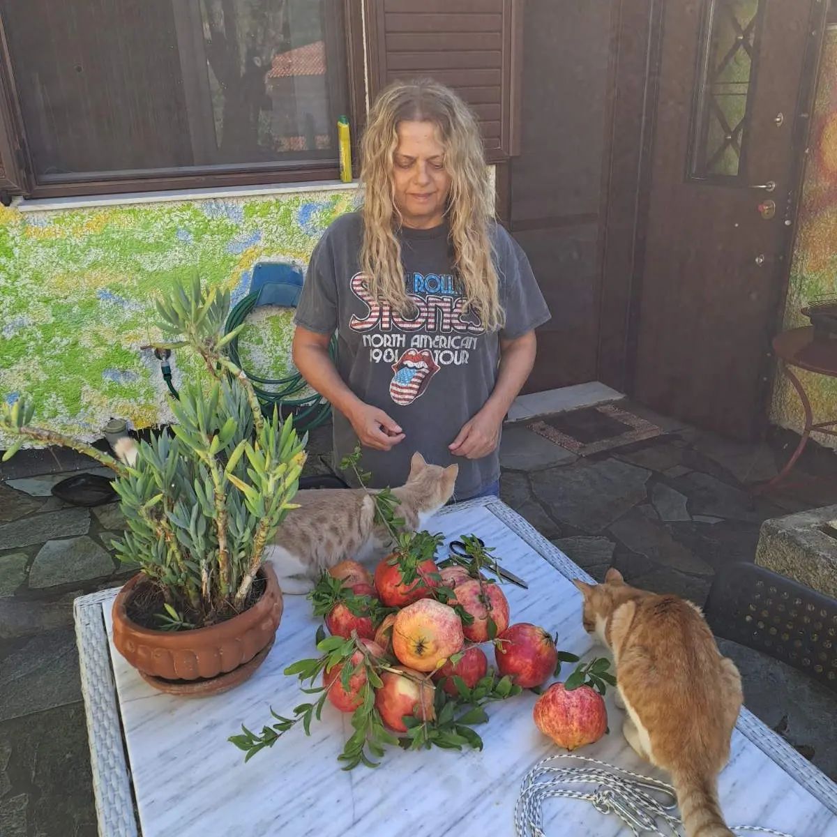 Η Ελένη Τσαλιγοπούλου χωρίς μακιγιάζ 