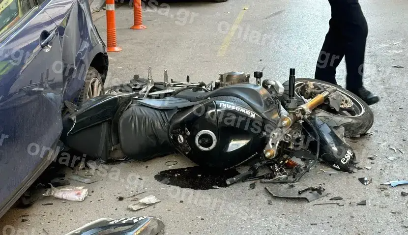 30χρονος σκοτώθηκε με τη μηχανή του 