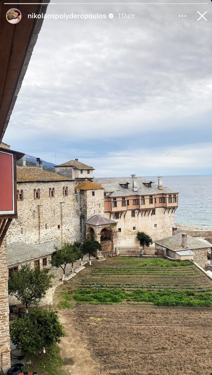 Νίκος Πολυδερόπουλος ανάρτηση