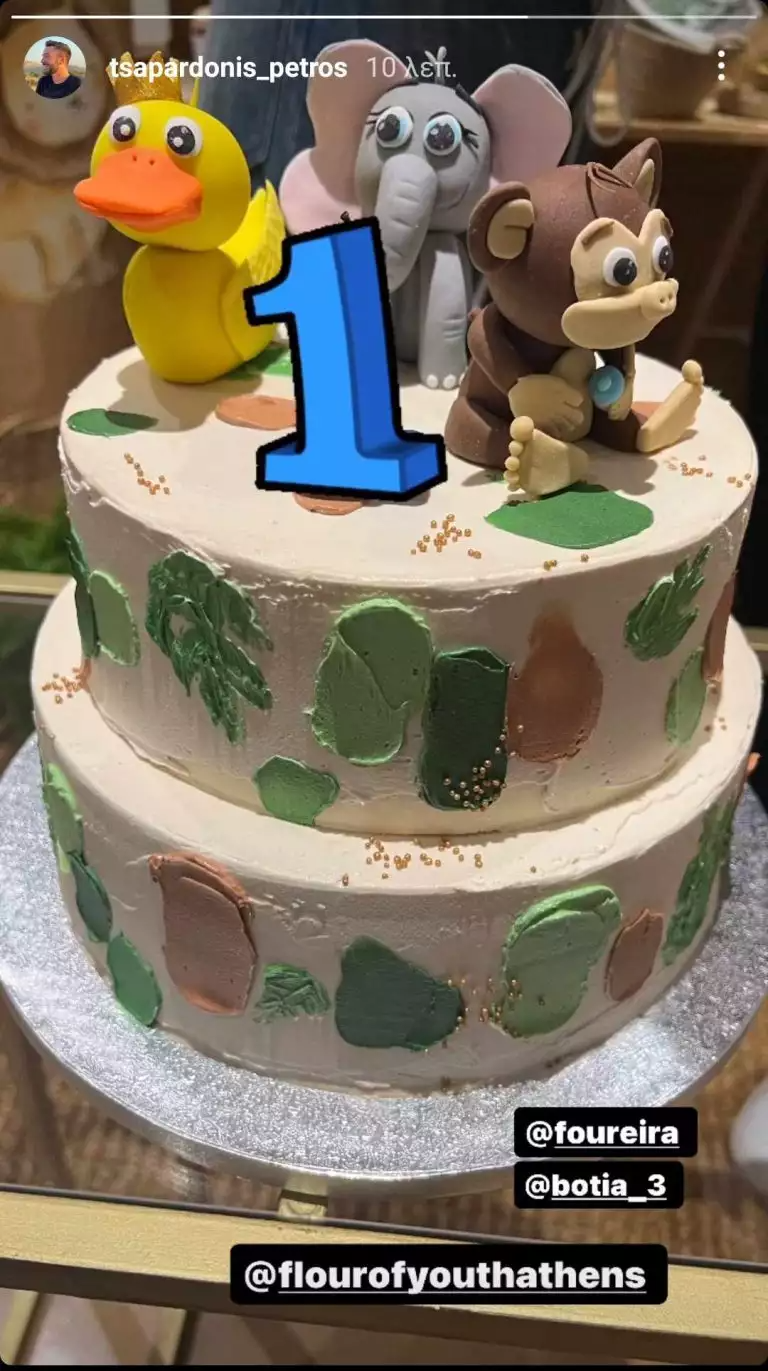 Γενέθλια έχει ο γιος των Ελένης Φουρέιρα και Αλμπέρτο Μποτία