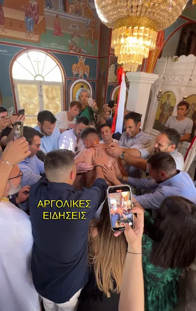 25χρονος Βορειοηπειρώτης βαπτίστηκε Χριστιανός 