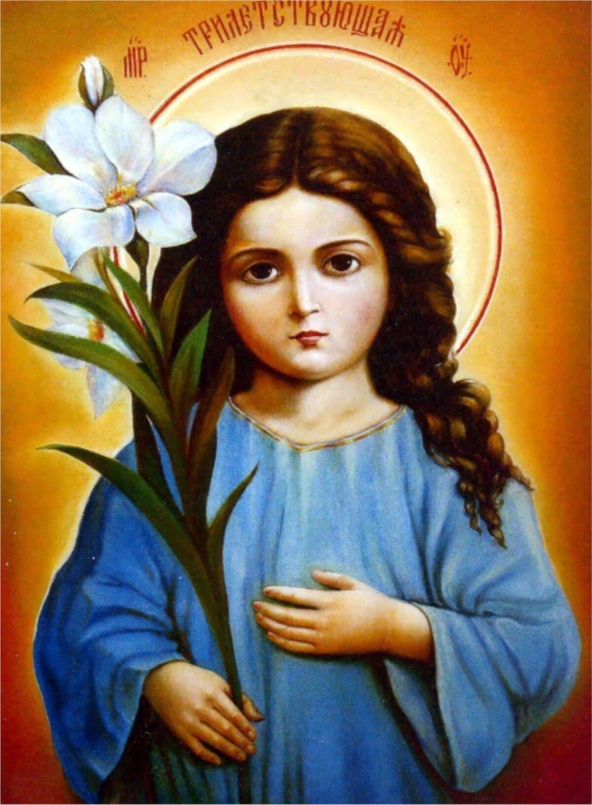 Η Παναγία τριών ετών 