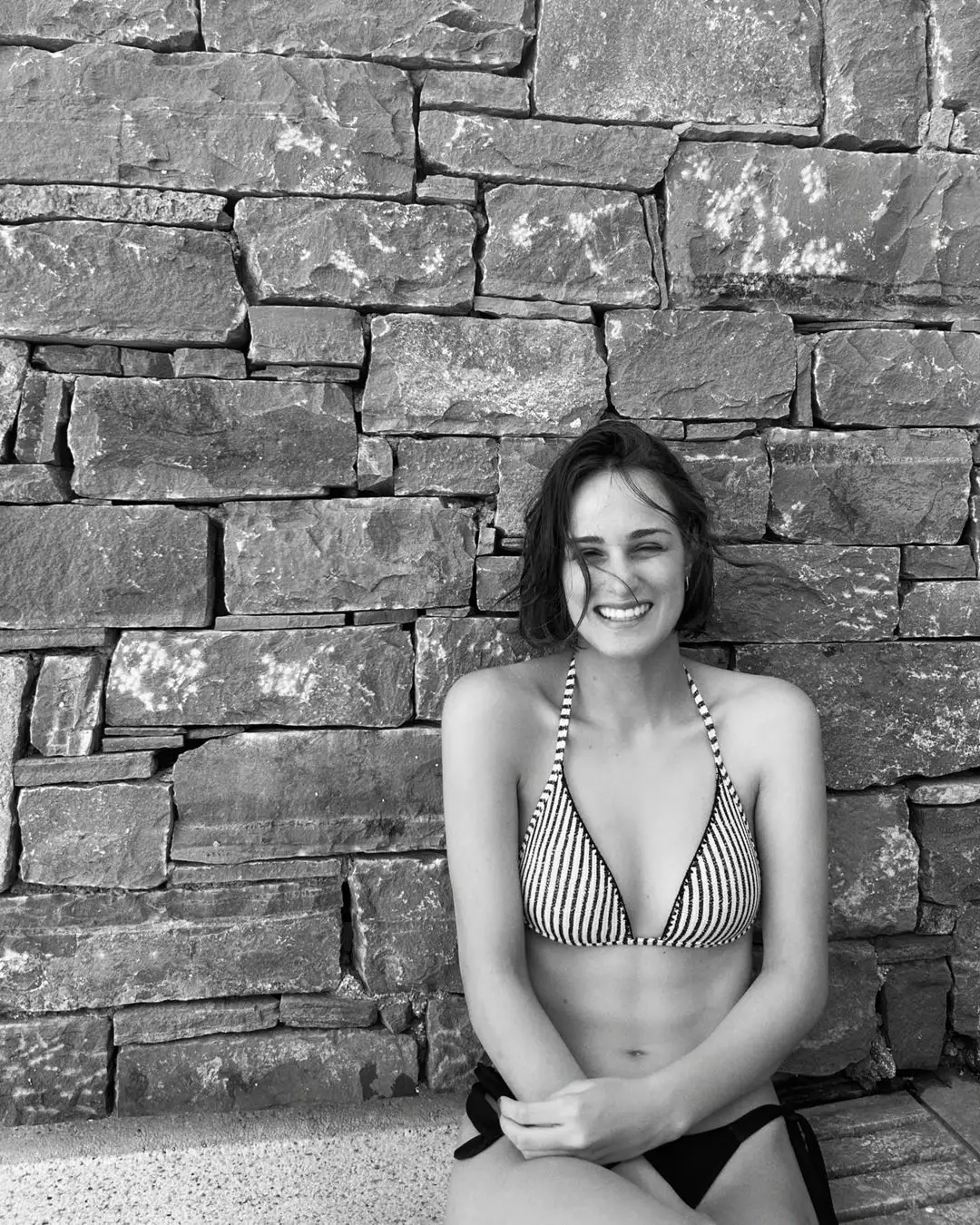 Η Μαρία Βοσκοπούλου με μαγιό 