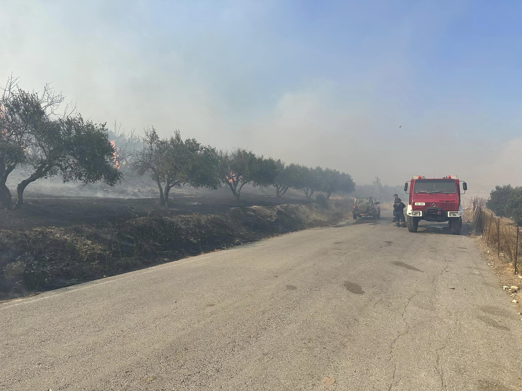 Ξέσπασε νέα φωτιά στο Ηράκλειο