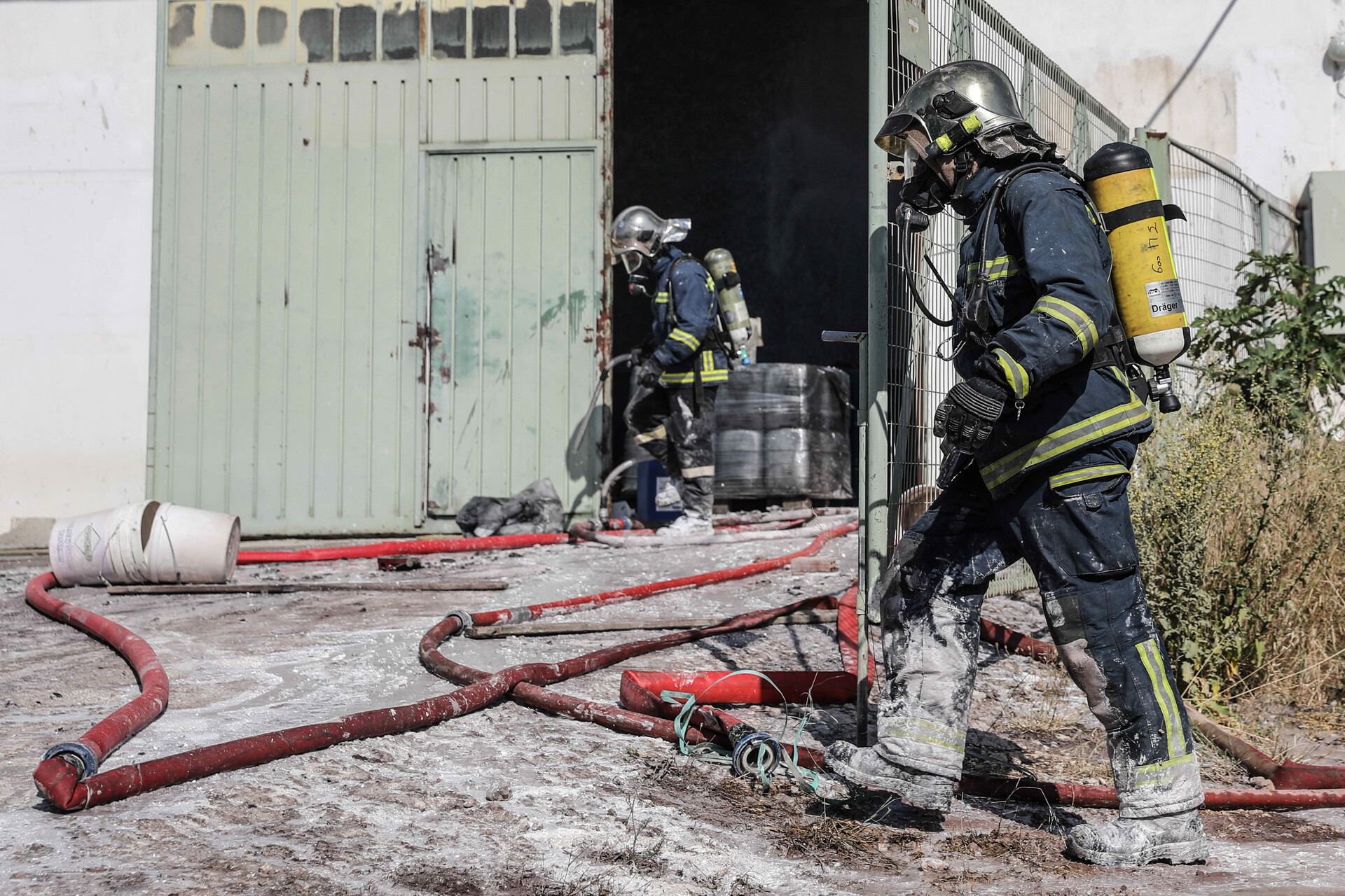 Φωτιά σε επιχείρηση στο Μενίδι 