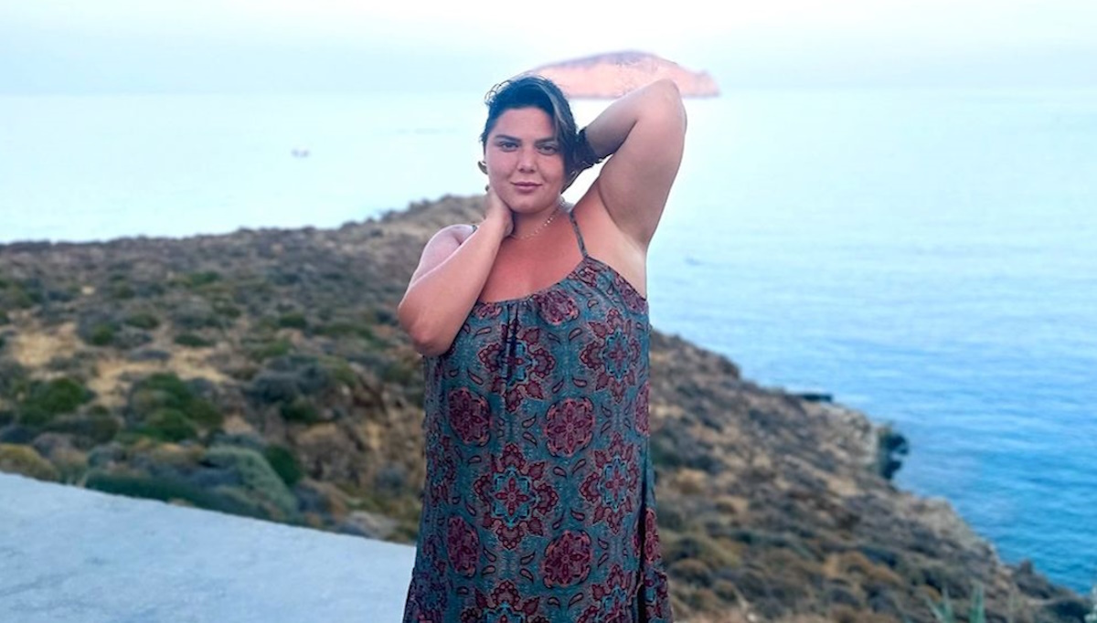 Η Δανάη Μπάρκα χωρίς μακιγιάζ 