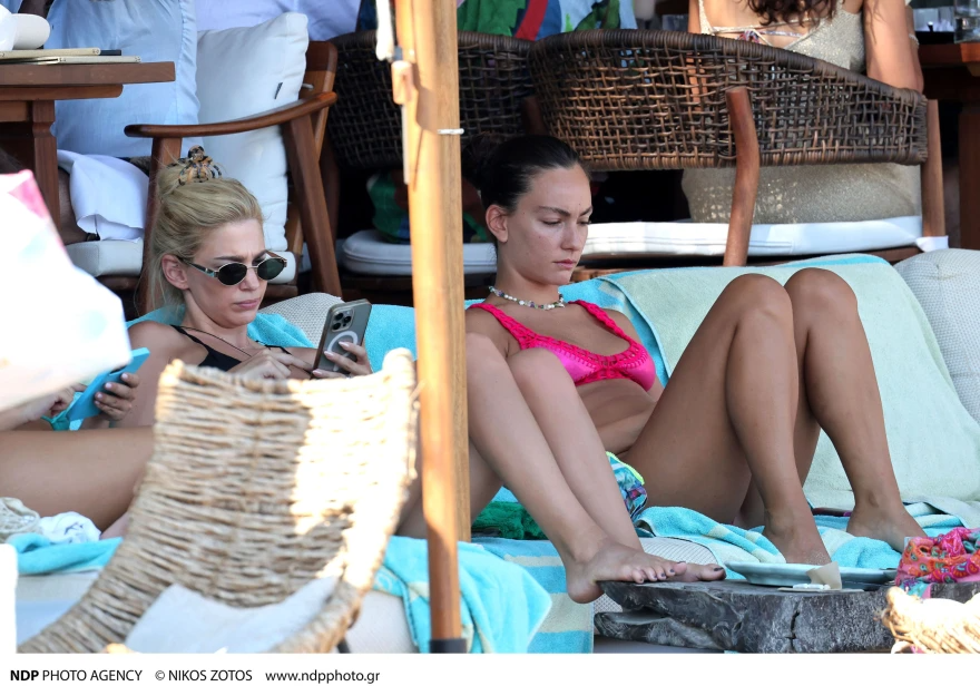 Κωνσταντίνος Βασάλος και Μαρία Παπαγεωργίου στη Μύκονο