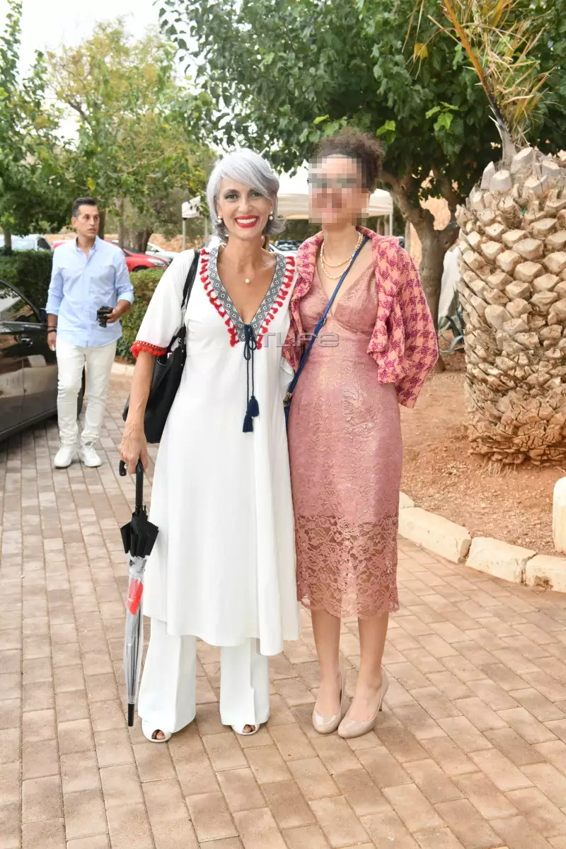 Αντιγόνη Ψυχράμη και ο Δημήτρης Μακαλιάς βάφτιση 