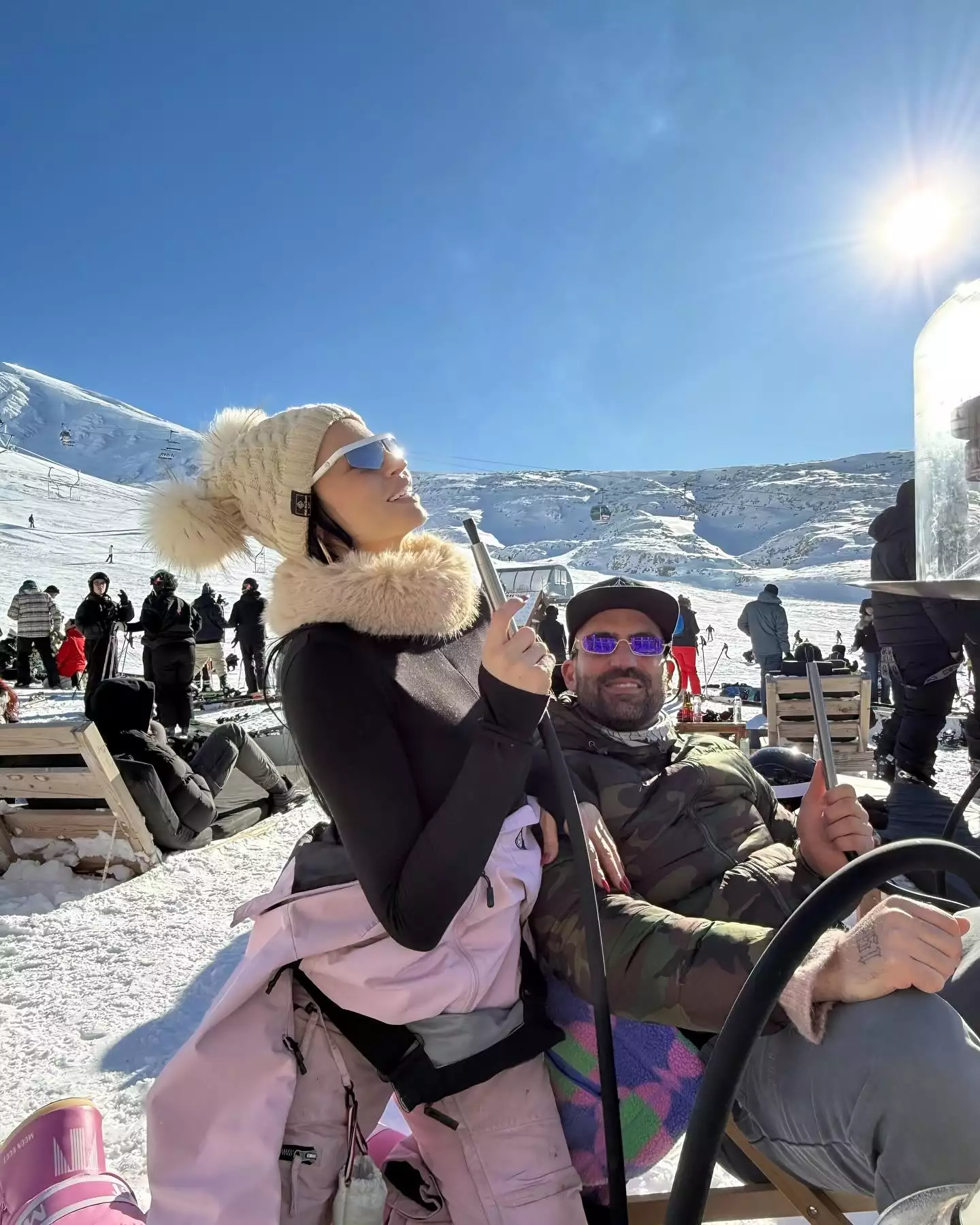 Ο Δημήτρης Αλεξάνδρου στον Παρνασσό με τον γιο του