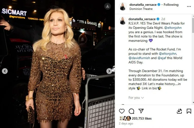 Αγνώριστη η Ντονατέλα Βερσάτσε 