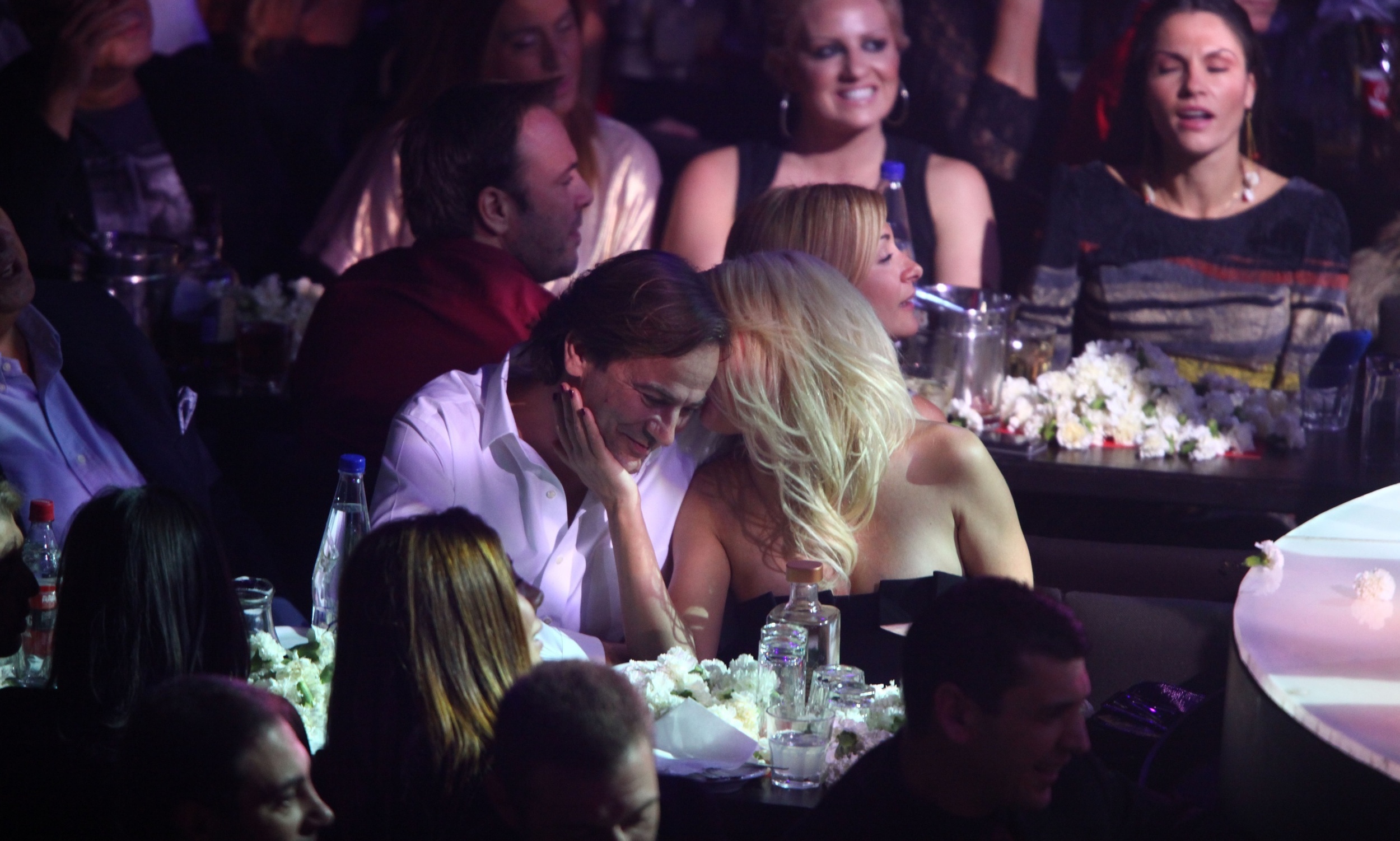 Η πρώτη δημόσια εμφάνιση Ελένης Μενεγάκη και Μάκη Παντζόπουλου