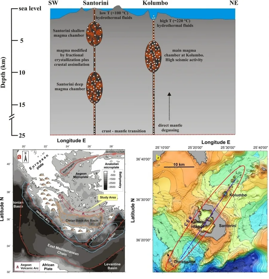 Φόβοι για έκρηξη του ηφαιστείου στη Σαντορίνη 