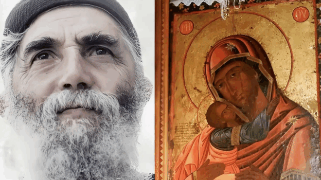 tremei-i-gi-apo-tin-profiteia-toy-agioy-paisioy-opoios-sta-cheria-toy-kratei-loyloydia-gia-tin-panagia-382728